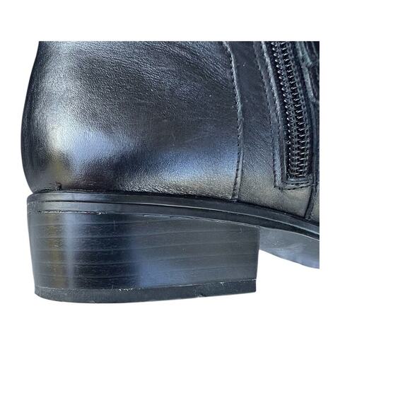 Ralph Lauren Tall Black Leather Boots - Size 7.5 - Picture 5 of 10